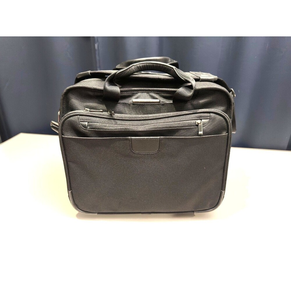 BRIGGS & RILEY Black 15" Executive Rolling Expandable Laptop Briefcase KR306X-4